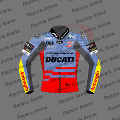 Alex Marquez Ducati Team Gresini MotoGP 2023 Motorcycle Racing Jacket Front