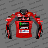 Alvaro Bautista Ducati SBK 2024 Veste de course sur piste de moto