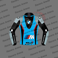 BMW Superbike Pro 2023 Motorbike Leather Race Jacket Back