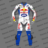 Brad Binder Red Bull White British GP 2024 Racing Leather Suit Front