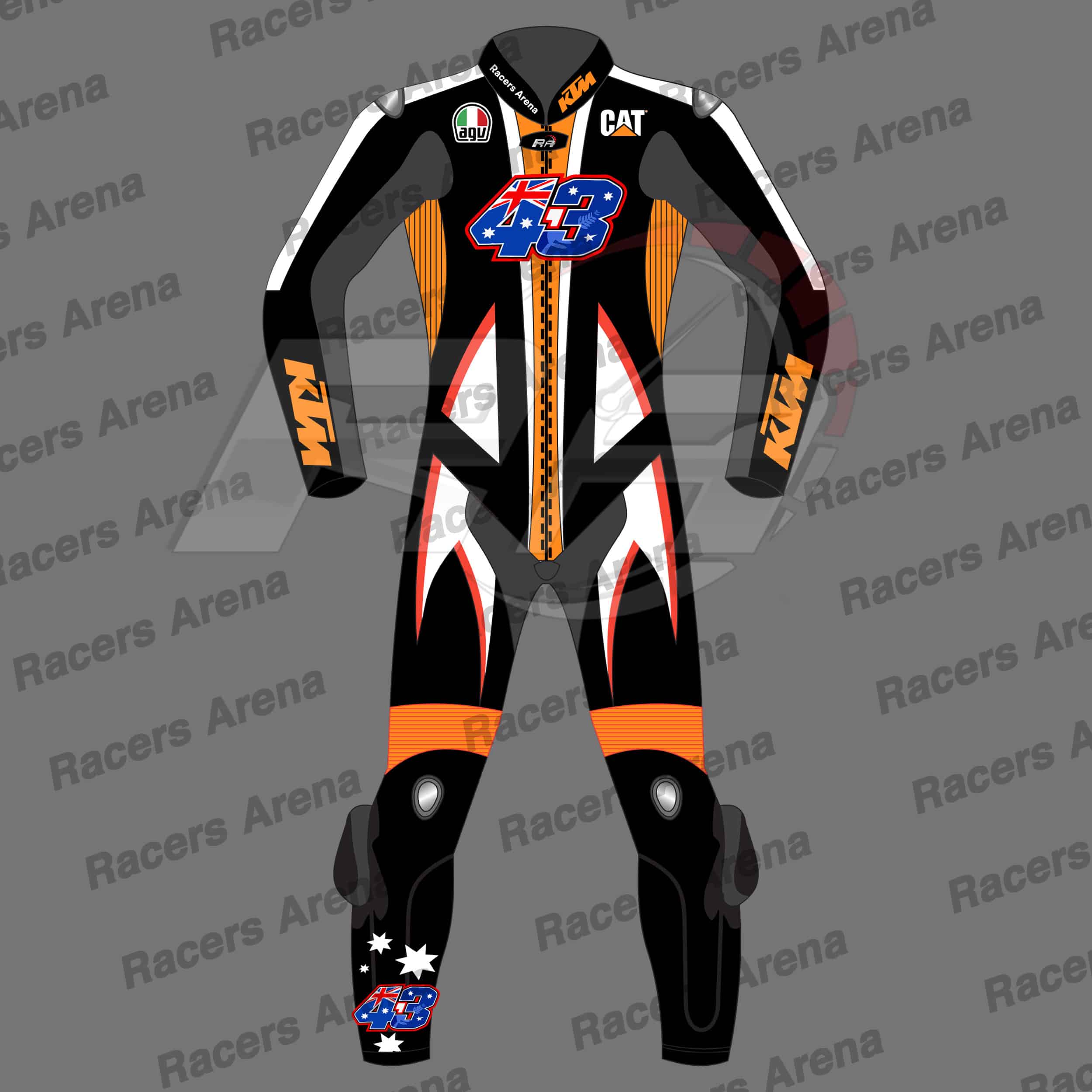Jack Miller KTM Winter Test 2022 Motorbike Race Suit Front