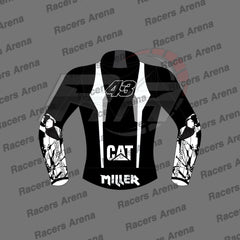 Jack Miller Winter Test 2024 Motorcycle Leather Jacket Back