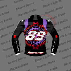 Jorge Martin Winter Test 2024 Race Leather Jacket Back