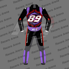 Jorge Martin Winter Test Motorcycle Leathers 2024 Back