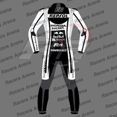 Marc Marquez Repsol Winter Test 2022 Motorcycle Leather Suit Back