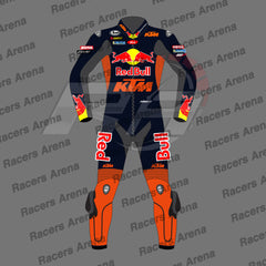 Maverick Vinales 2025 KTM Motorcycle Race Leather Suit Front