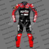 Maverick Vinales Aprilia MotoGP 2022 Motorcycle Jumpsuit Front