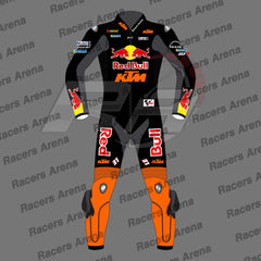 Pedro Acosta KTM Winter Test 2025 Motorcycle Leather Race Suit Front