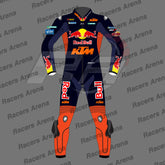 Pedro Acosta Red Bull KTM MotoGP 2026 Motorcycle Leather Race Suit Front