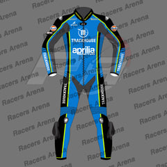 Raul Fernandez Aprilia Trackhouse MotoGP 2026 Leather Racing Suit Front