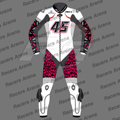 Scott Reddings 45 Winter Test 2022 Motorcycle Leather Riding Suit Front