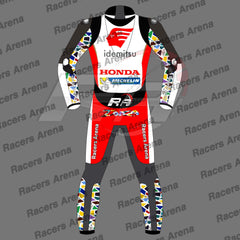 Takaaki Nakagami LCR Honda MotoGP 2022 Motorbike Leather Race Suit Back