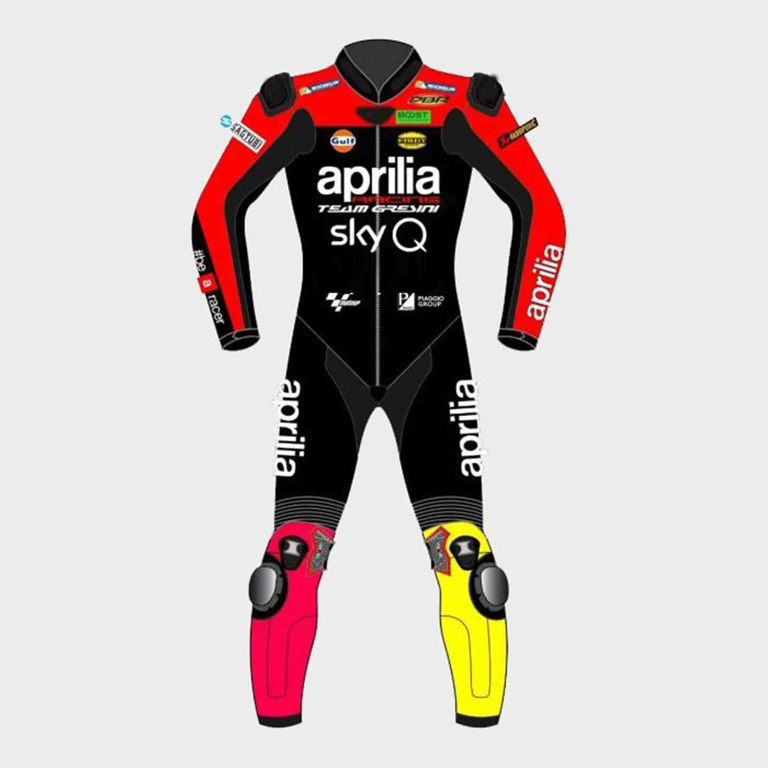 Aleix Espargaro Aprilia MotoGP 2019 Motorcycle Leather Race Suit