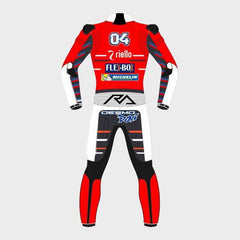 Andrea Dovizioso Ducati MotoGP 2018 Leather Suit Back