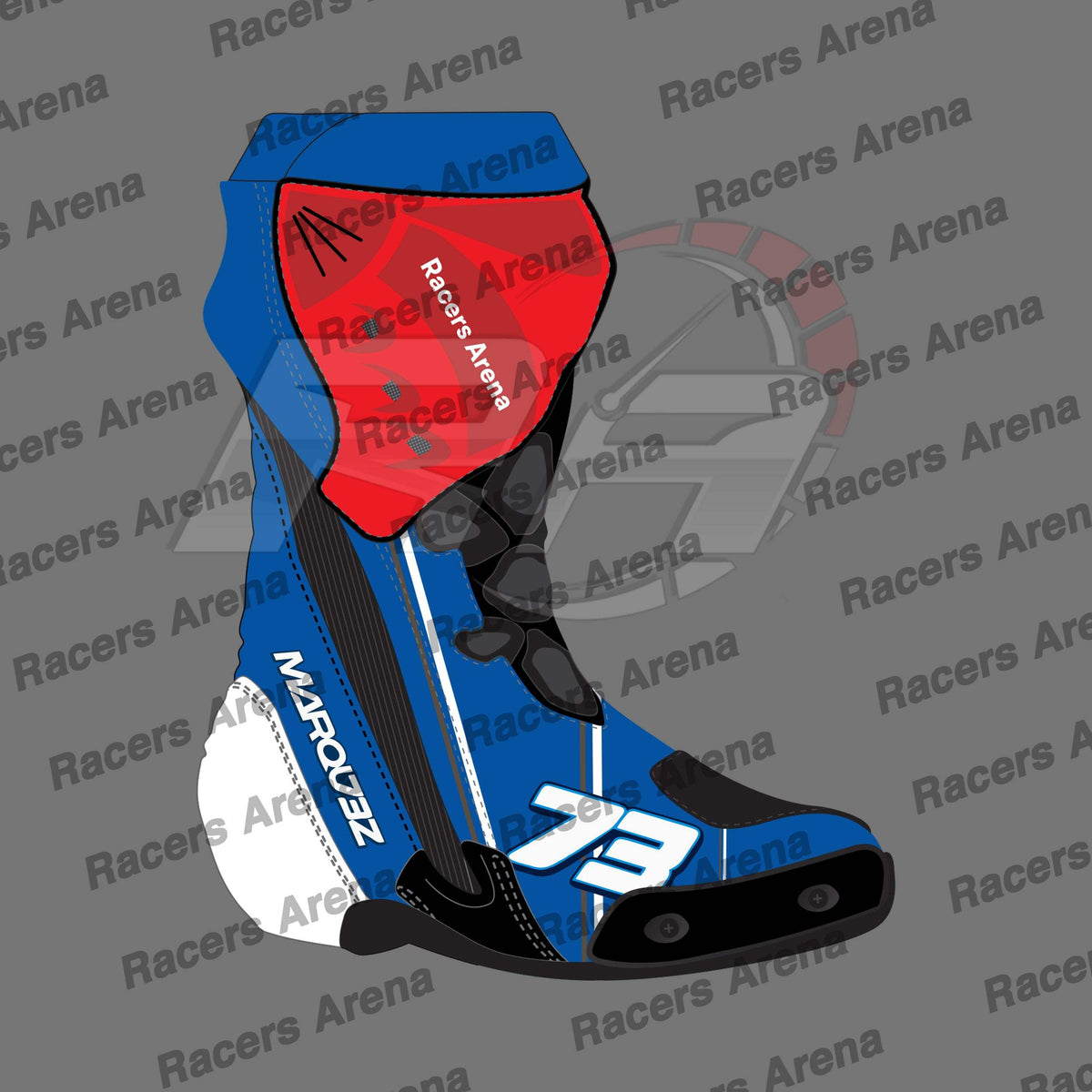 Alex Marquez LCR Honda MotoGP 2022 Motorcycle Leather Boots