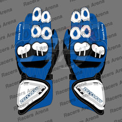 Alex Marquez LCR Honda MotoGP 2022 Leather Racing Gloves