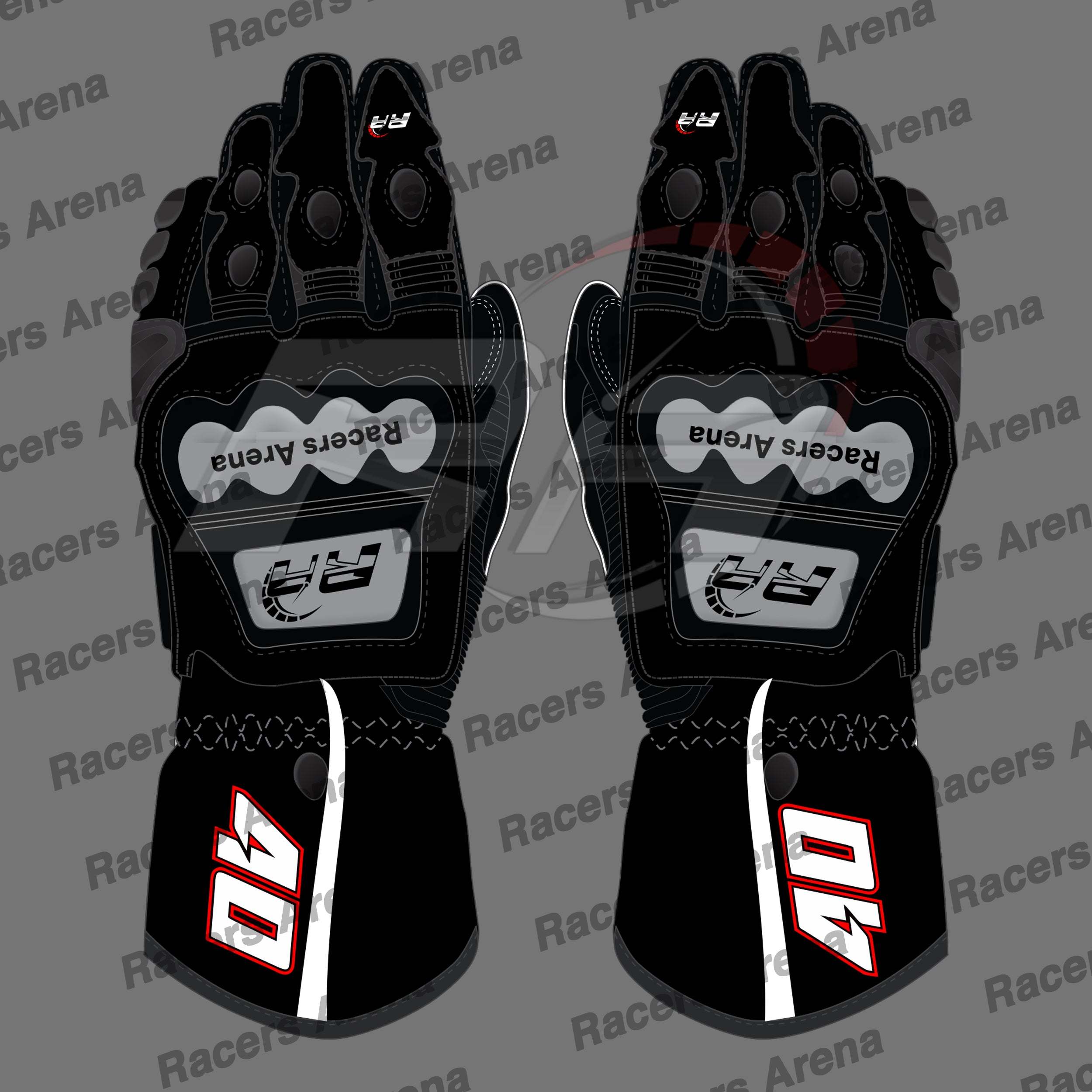 Darryn Binder MotoGP 2022 Motorbike Leather Race Gloves