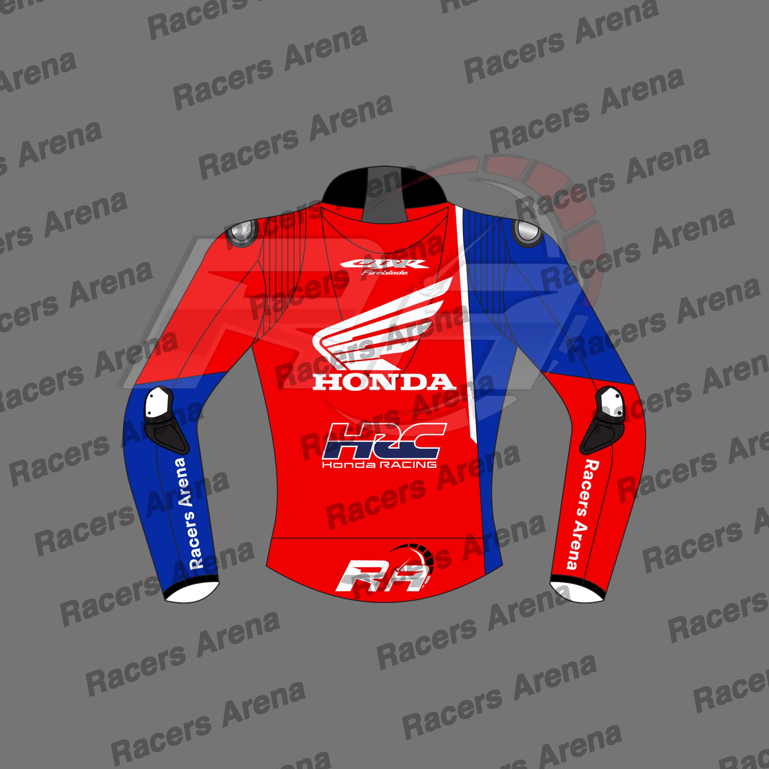 Iker-Lecuona-Honda-Supermoto-SBK-2024-Leather-Racing-Jacket-Back