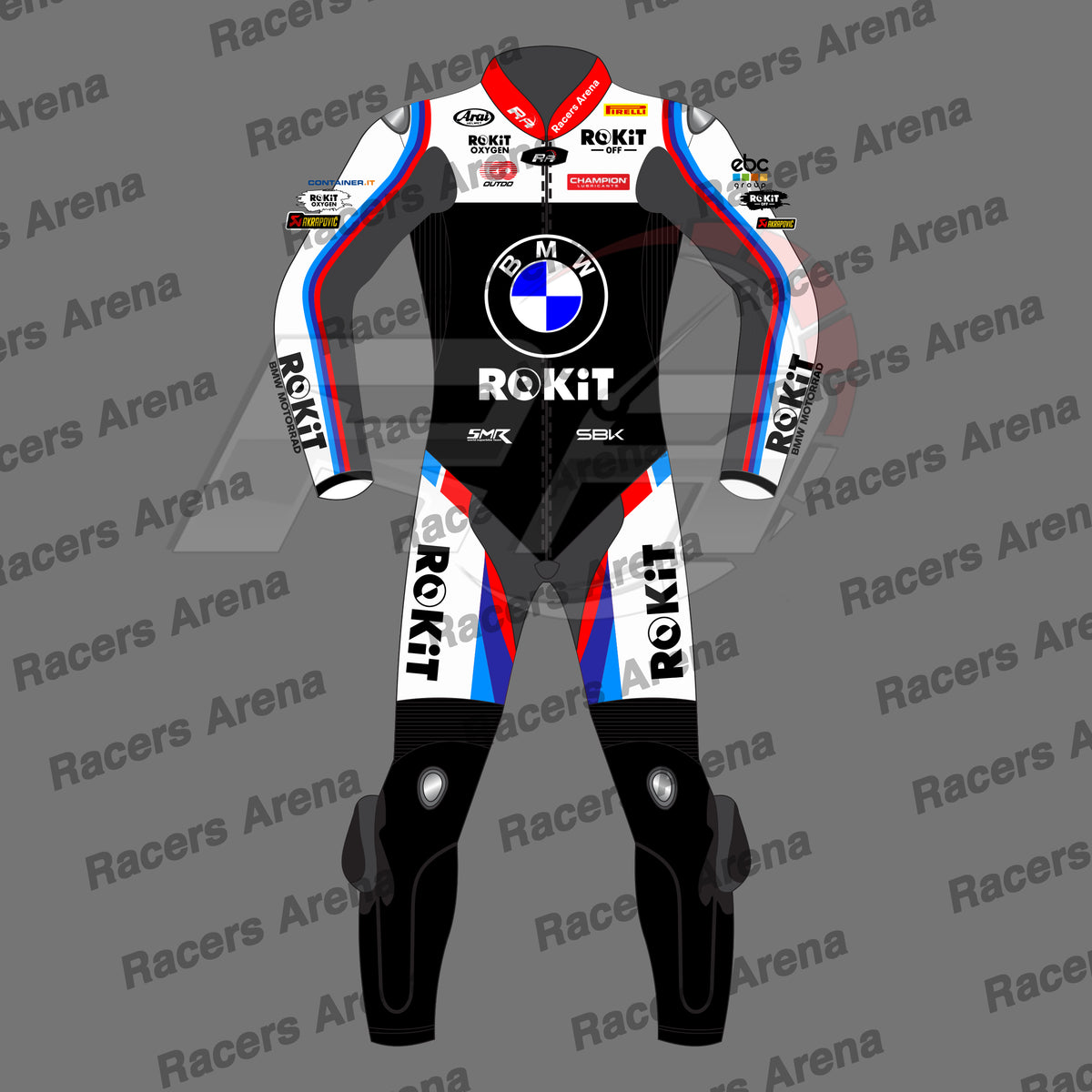 Miguel Oliveira BMW WSBK 2026 Motorbike Leather Race Suit Front