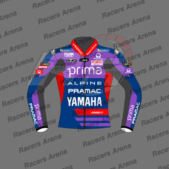Miguel Oliveira Pramac Motogp 2025 Motorbike Leather Race Jacket Front