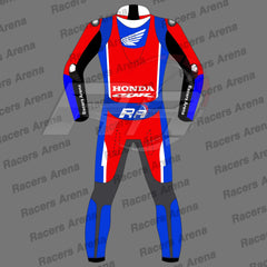 Marc Marquez Honda CBR Leather Suit 2020 Back