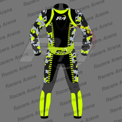 Racers Arena Camo Energy Leather Race Suit