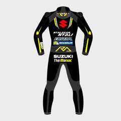 Suzuki Nyalakan Nyali MotoGP Leather Suit Back