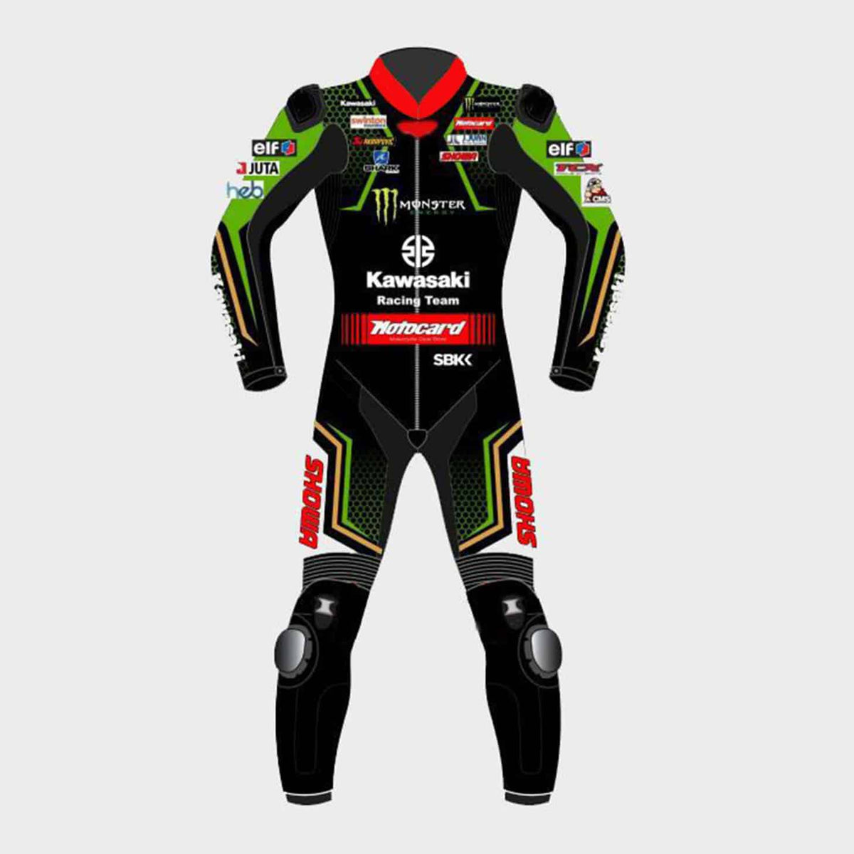 Alex Lowes Kawasaki Racing Leather WSBK 2020 Front