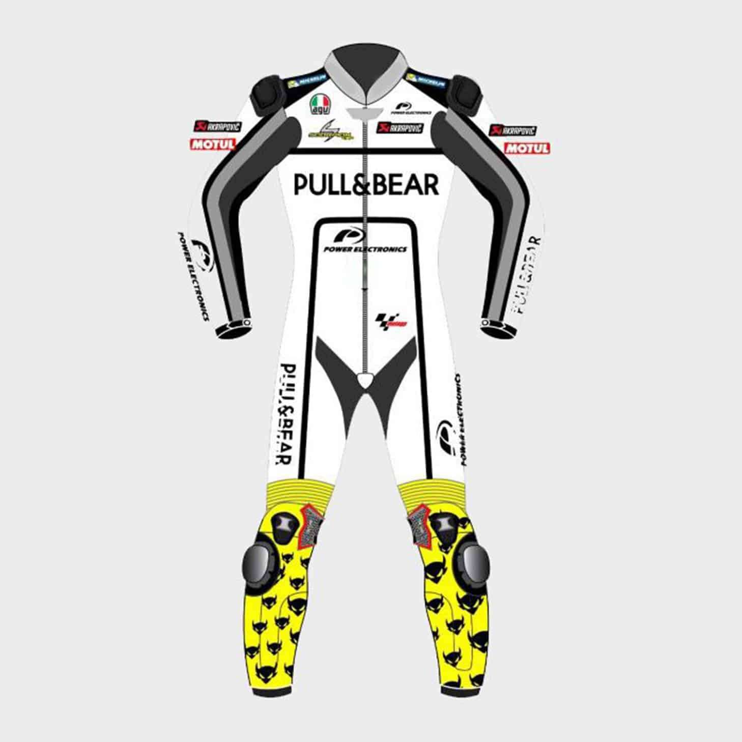 Alvaro Bautista Pull Bear Ducati MotoGP 2017 Suit Front