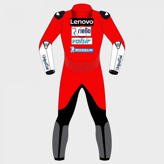 Andrea Dovizioso Ducati Motorbike Suit 2020 Back