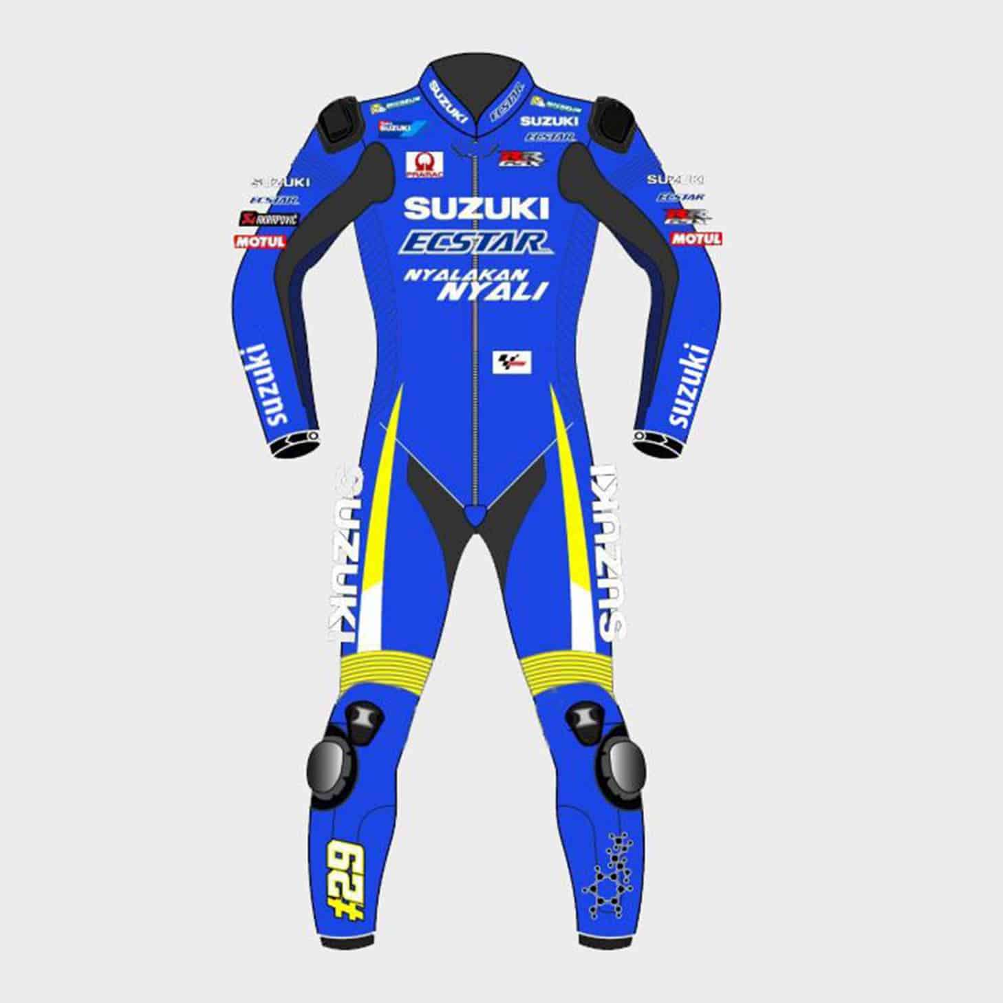 Andrea Iannone Suzuki Motogp 2017 Racing Suit Front