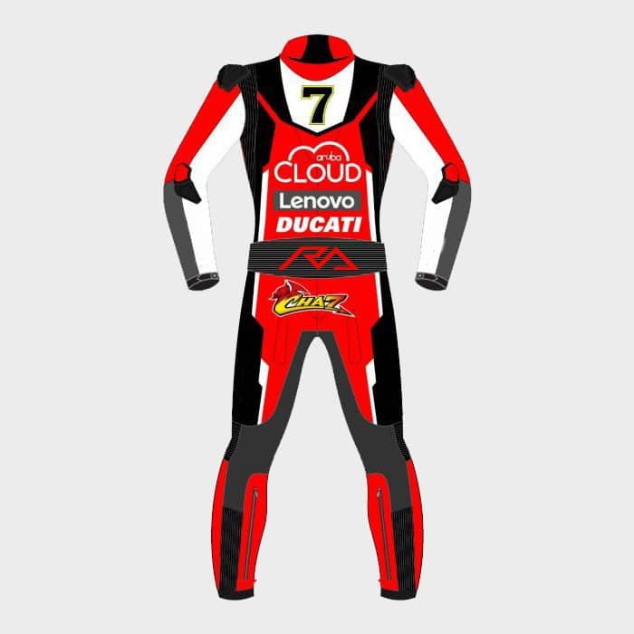 Chaz Davie Ducati Riding Suit WSBK 2020 Back