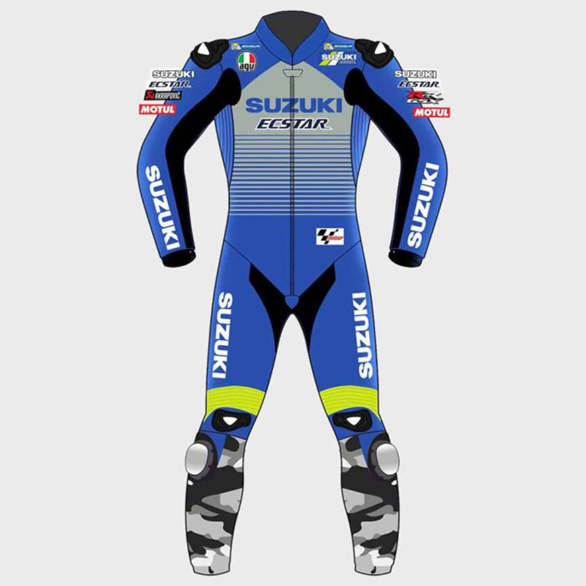 Joan Mir Suzuki Motorbike Suit 2020 Front