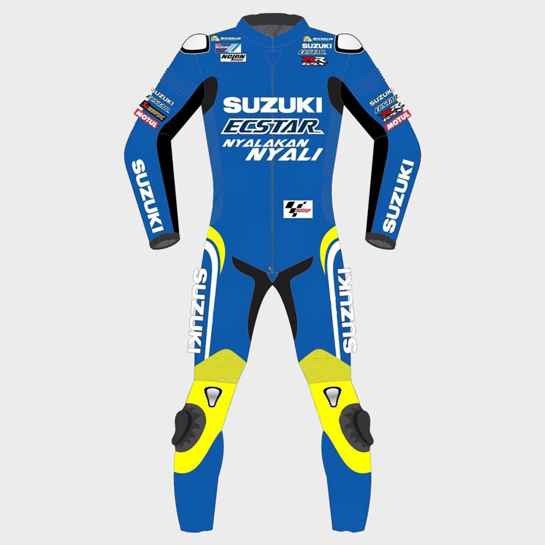 Suzuki Motorcycle Leather Suit Front