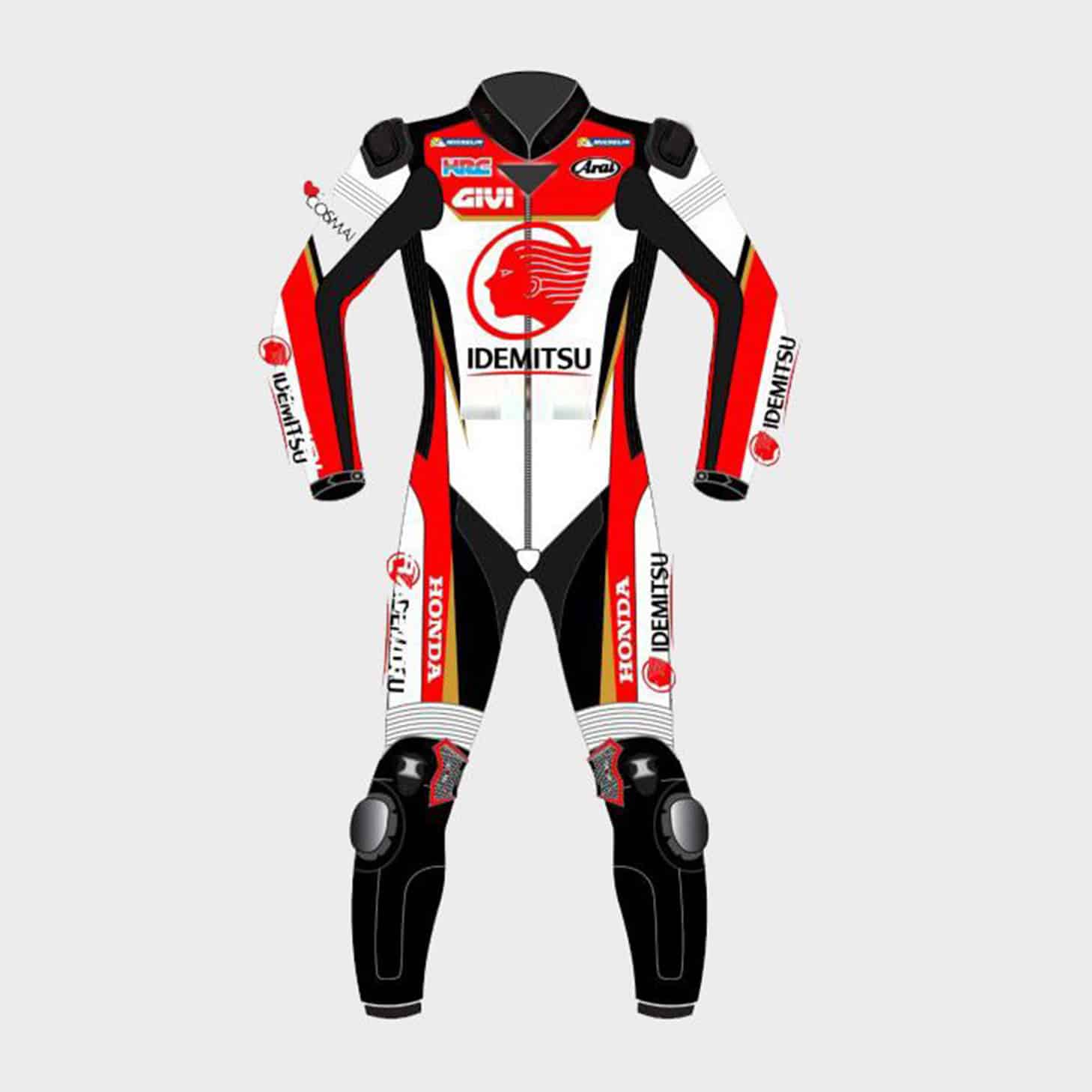 Takaaki Nakagami LCR Honda 2019 MotoGP Race Suit Front