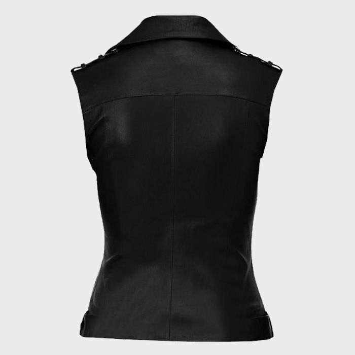 women_classic_black_leather_vest_back